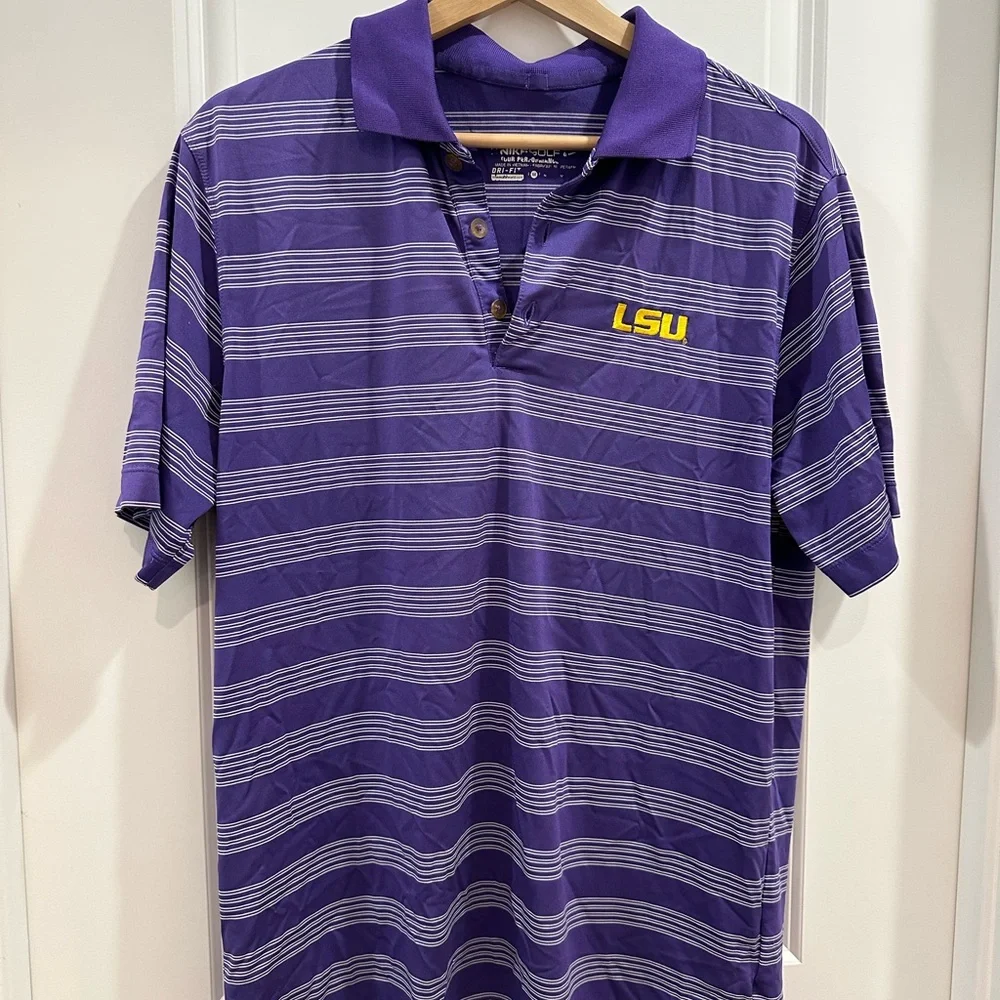 Nike Men's LSU polo - Picture 1 of 5